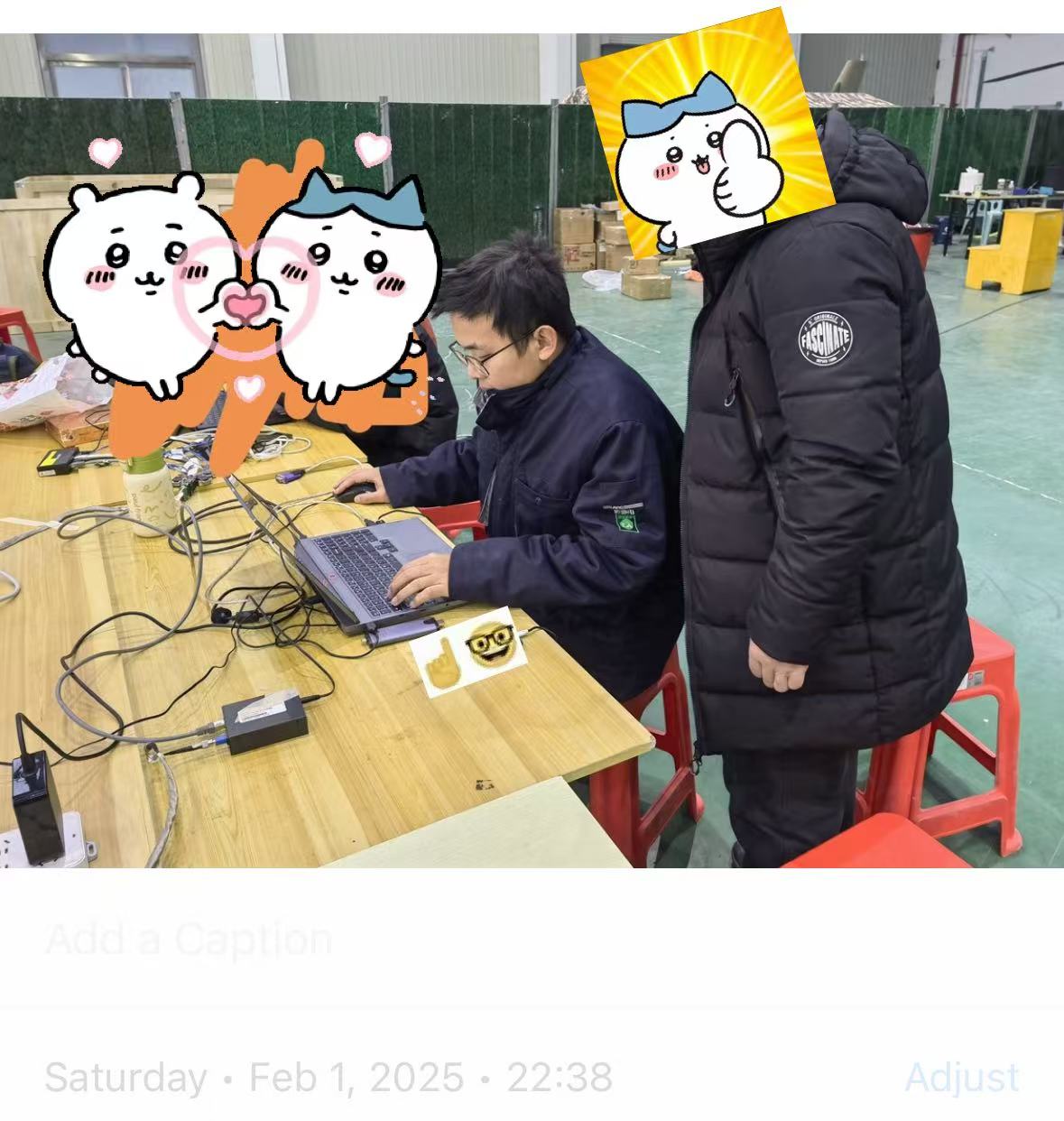 图片：正月初四，刚到第一天的工作照片